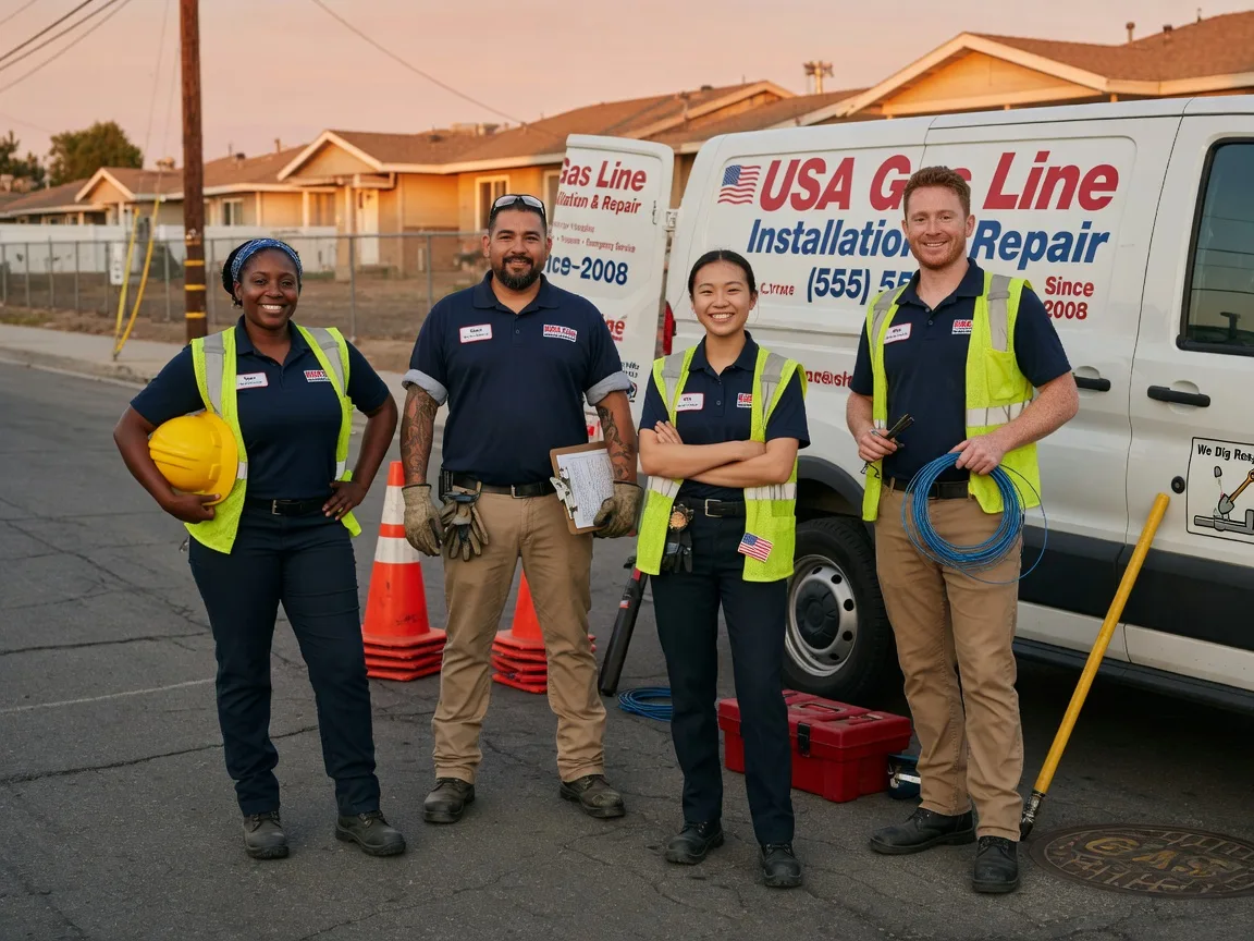 Gas Line Installation company in Villanueva, NM